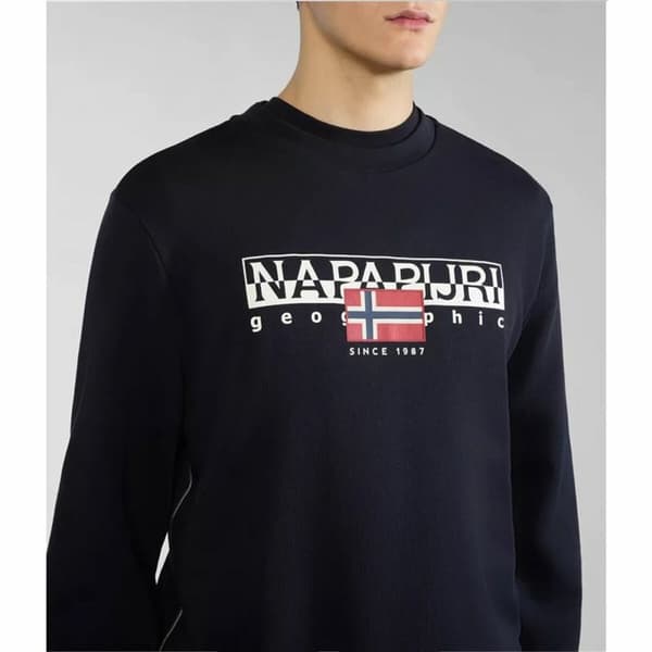 Tröja med huva Unisex Napapijri B-Aylmer C Svart - XL