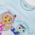 Miniatyrbillede 4 af 6: Børne Kortærmet T-shirt Gabby's Dollhouse Turkisblå - 2 år