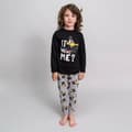 Miniatyrbillede 4 af 4: Nattøj Børns Looney Tunes Sort - 4 år
