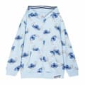 Miniatyrbillede 1 af 3: Sweatshirt med hætte til piger Stitch Lyseblå - 10 år