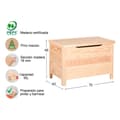 Miniatyrbild 3 av 5: Chest Astigarraga Brown Pinewood (70 x 48 x 40 cm)