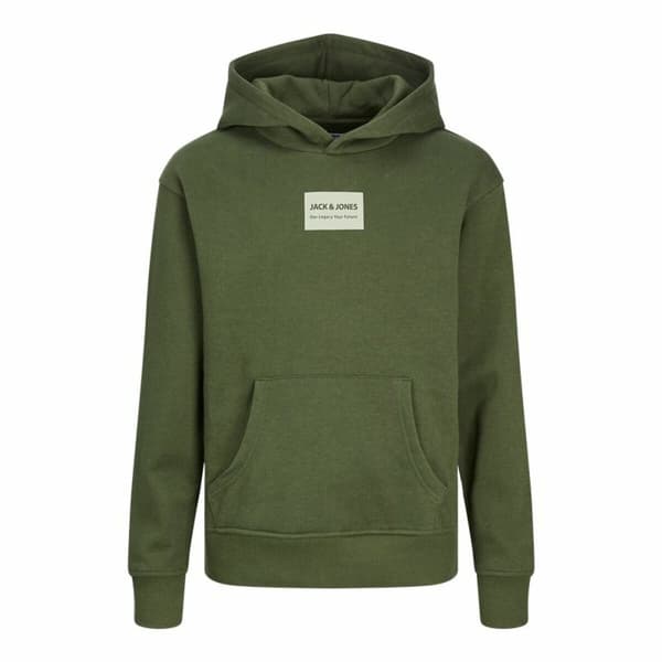 Lasten huppari Jack & Jones Jjhakkai Kombu Vihreä - 8 vuotta