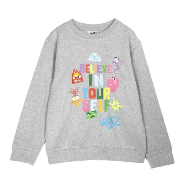 Sweaters uden Hætte Pixar Grå - 8 år