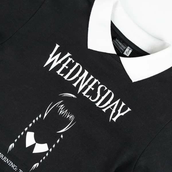 Tyttöjen huputon pusero Wednesday Tumman harmaa - 8 vuotta