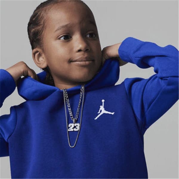 Lasten urheiluasu Jordan Mj Essentials Flc Po Set Sininen 2 Kappaletta - 2-3 vuotta