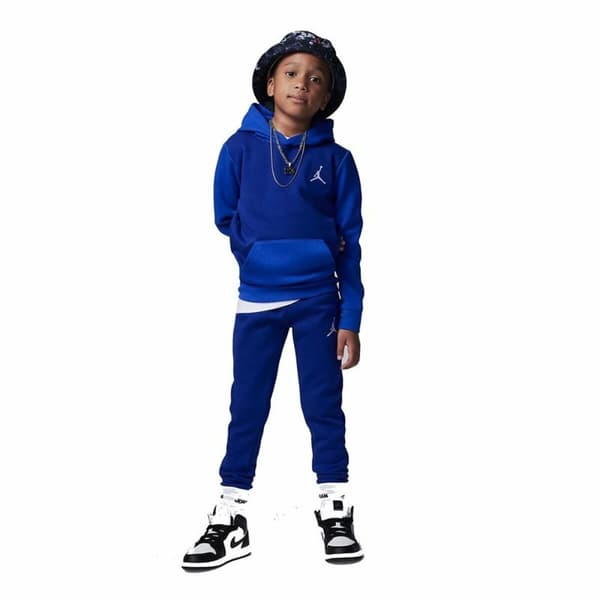 Lasten urheiluasu Jordan Mj Essentials Flc Po Set Sininen 2 Kappaletta - 2-3 vuotta