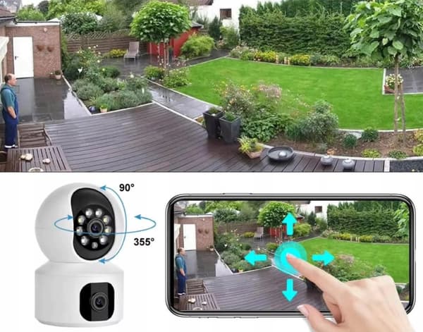 2x NANNY CAMERA HEMÖVERVAKNING MED SMART BABYVISNING