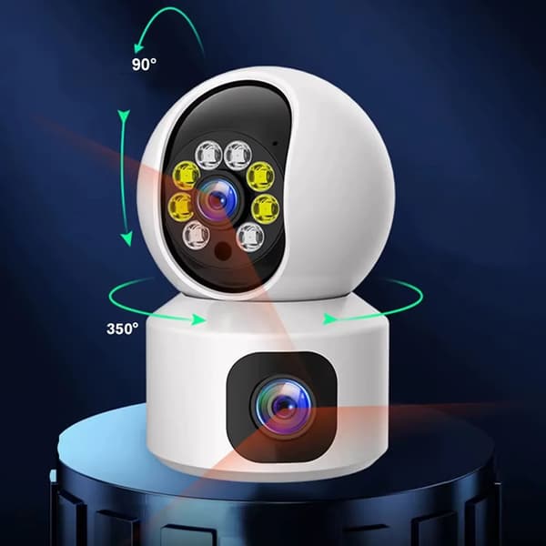 2x NANNY CAMERA HEMÖVERVAKNING MED SMART BABYVISNING