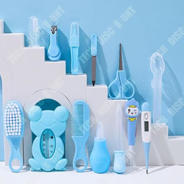 TD® Baby Care Supplies Nasal Aspirator Cartoon Bag Set Baby Nagelklippare Vårdverktyg
