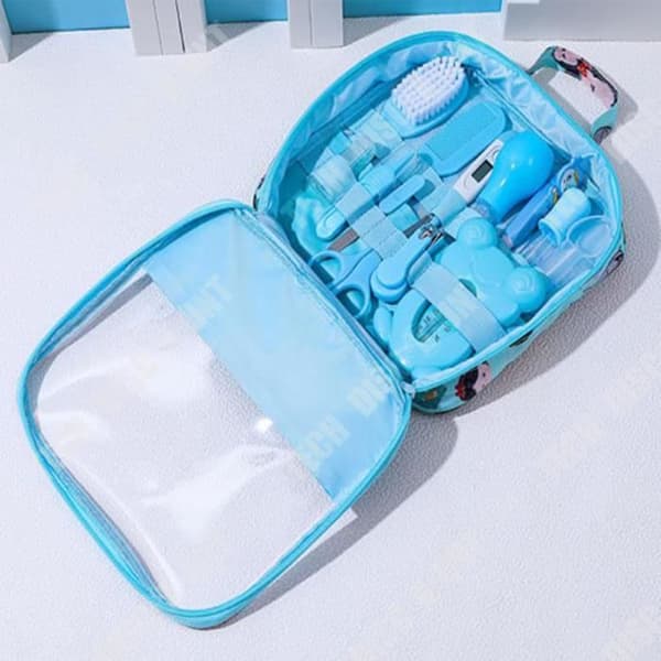 TD® Baby Care Supplies Nasal Aspirator Cartoon Bag Set Baby Nagelklippare Vårdverktyg