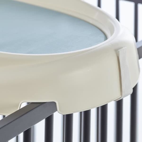 THERMOBABY skötunderlägg - 76x45 cm - VASCO - liljekonvalj vit