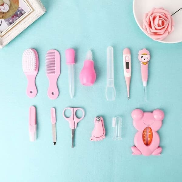 Baby Grooming Essentials Health and Care Kit - Rosa