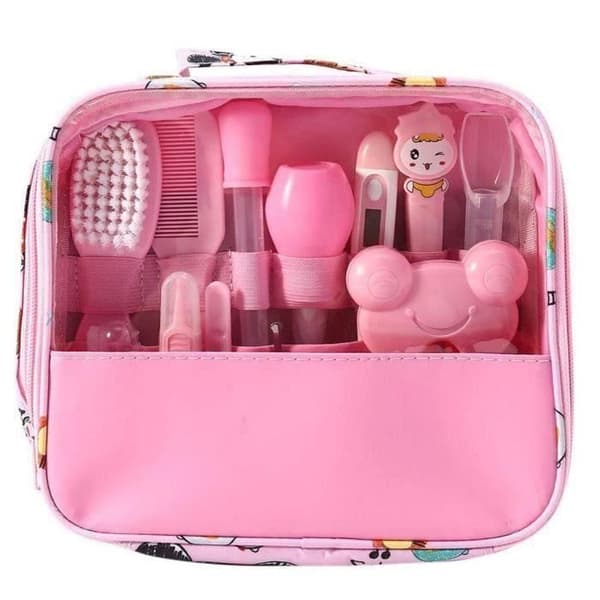 ZN*Marqueune Komplett Baby Care Kit - 13 tillbehör - (Rosa)