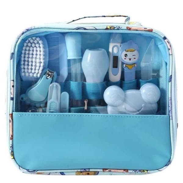 Komplett Baby Care Kit - 13 tillbehör - (Blå)