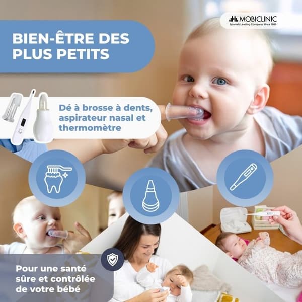 Mobiclinic, Baby care kit, Baby care kit, Innehåller 8 artiklar, europeiskt märke