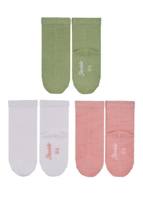 Sterntaler Care Set - 8502210 - Söckchen 3er-Pack vanliga Bambus strumpor, zartrosa, 26 Baby Girl