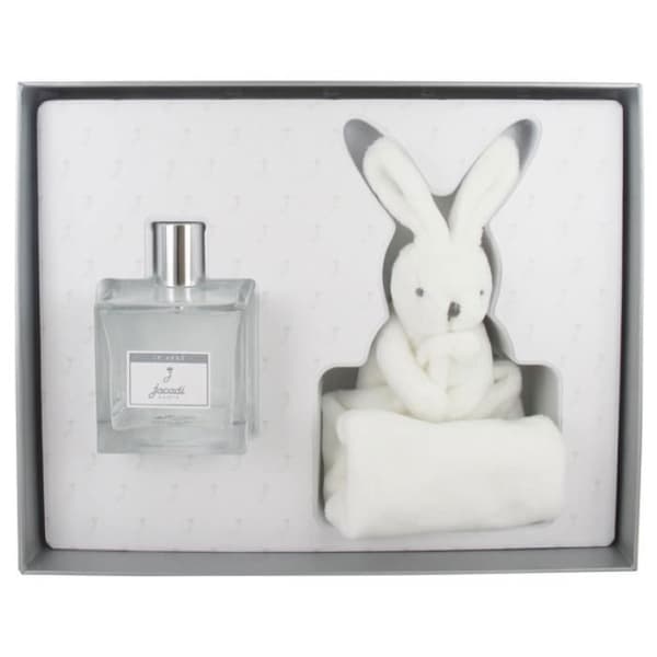Coffret le Bébé - JACADI - Doftvatten - Doudou kanin i plysch - Mixat - Perfekt för spädbarn