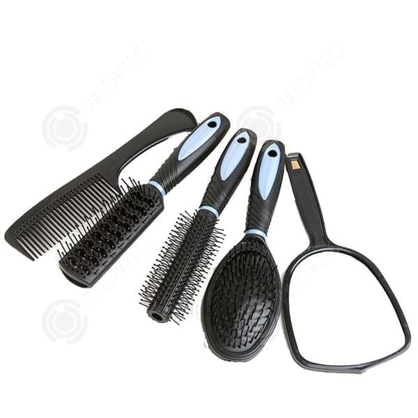 INN Comb 5st set hårborste kam set med spegel frisörverktyg Frisörkam set hårkammar med