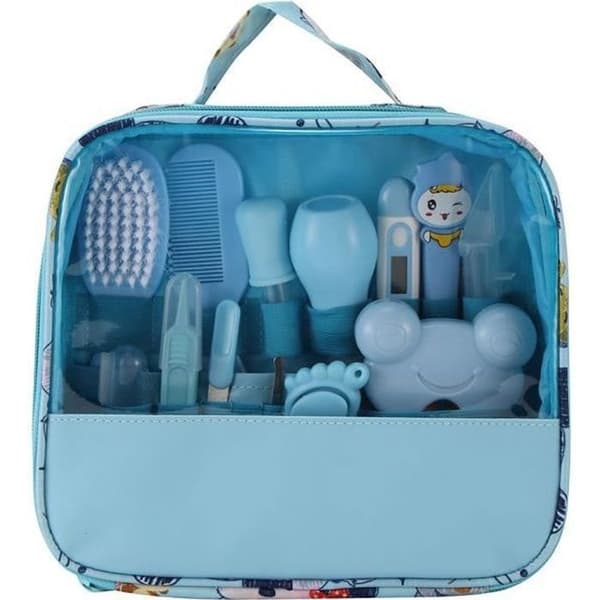 MARQUEUNE Komplett Baby Care Kit - 13 tillbehör - (Blå)