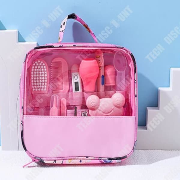 TD® Baby Care Supplies Nasal Aspirator Cartoon Bag Set Baby Nagelklippare Vårdverktyg