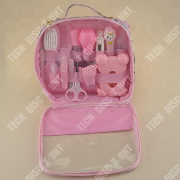TD® Baby Care Supplies Set Medicin Dispenser Nagelklippare Tecknad tygpåse Set