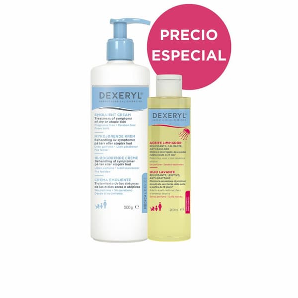 Bade Sett for Babyer Dexeryl Dermatological Expertise 2 Deler