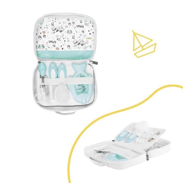 BADABULLE PLOUF vårdkit, 7 babytillbehör