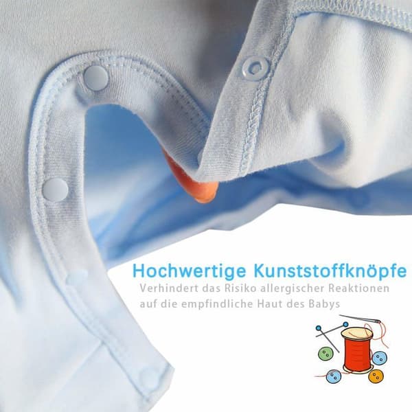 Culomind culbutomind baby romper care set - För pojkar och flickor - Rolig present till baby