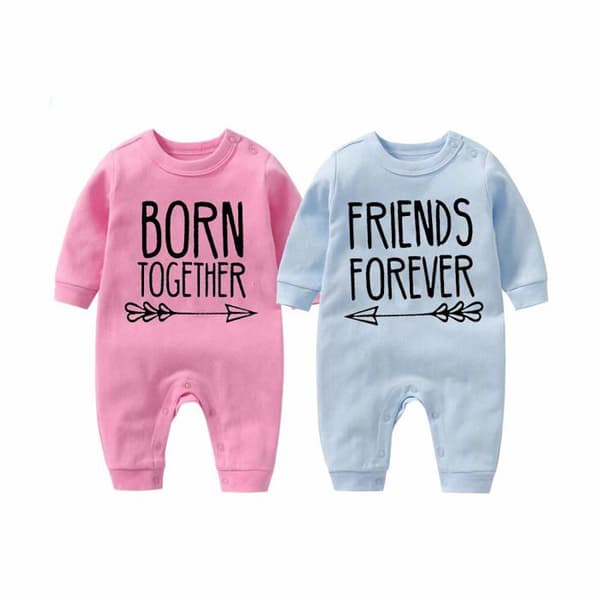 Culomind culbutomind baby romper care set - För pojkar och flickor - Rolig present till baby