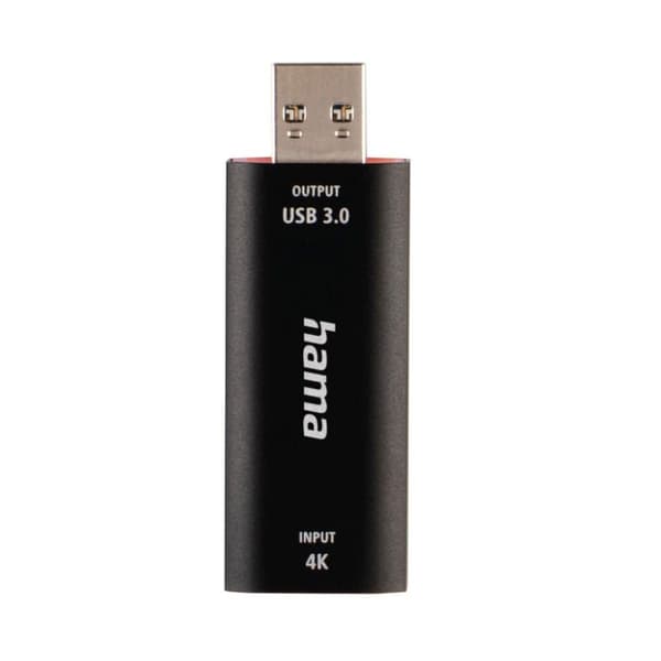 Hama Video Recording Stick USB-kontakt - HDMI™-anslutning 4K