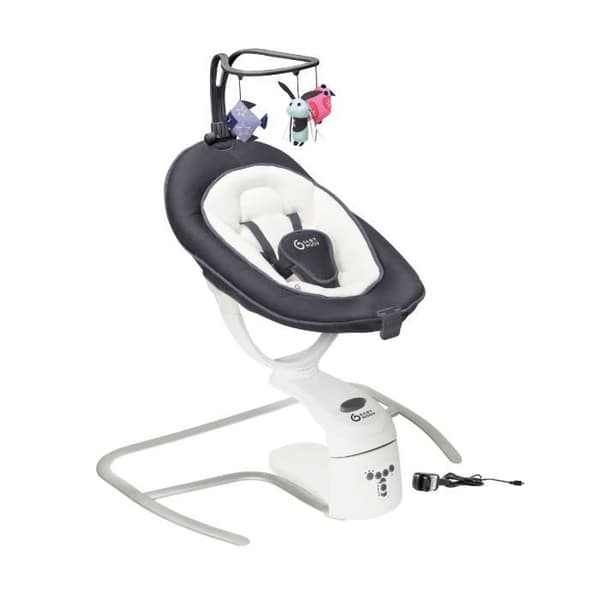 Babymoov Swoon Motion Elektrisk babygunga, 360° sits, zink