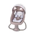 Miniatyrbillede 2 af 2: Elektrisk Baby Gyngestol, 5-Trins Justerbar Gyngning, Bluetooth Musikfunktionalitet,Kaffe Pink