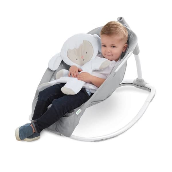 INGENUITY Automatisk gungande babysitter - Gosig lamm
