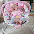 Miniatyrbillede 3 af 6: Disney Baby Bouncer Minnie Spotty Dotty med vibrationer og legebue