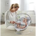 Miniatyrbillede 3 af 6: INGENUITY Morrison Baby Bouncer - Bue med aftageligt udviklingslegetøj, 8 melodier, beroligende vibrationer, aftagelig justerbar hovedstøtte