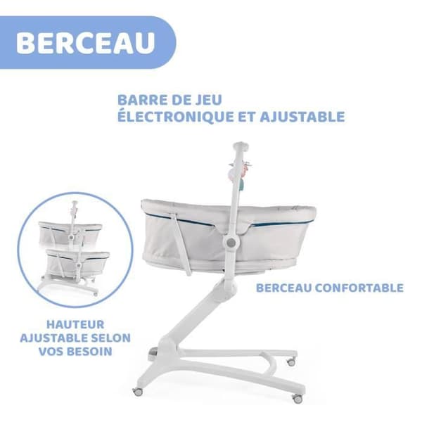 CHICCO Transat Baby Hug 4 i 1 glacial