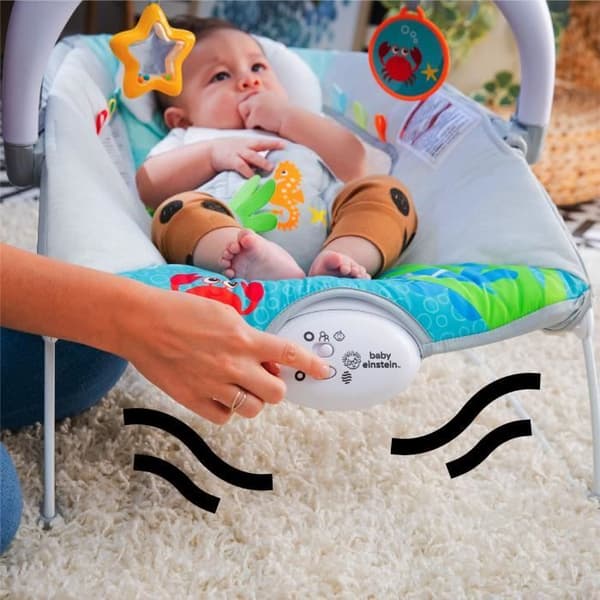 BABY EINSTEIN Neptune Bouncer - Meriseikkailijat, 15 melodiaa, valot, värinät