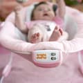 Miniatyrbillede 4 af 6: DISNEY BABY Babyskridstol - Minnie - Bue med aftageligt Disney-udviklingslegetøj, 8 melodier, beroligende vibrationer, justerbar nakkestøtte