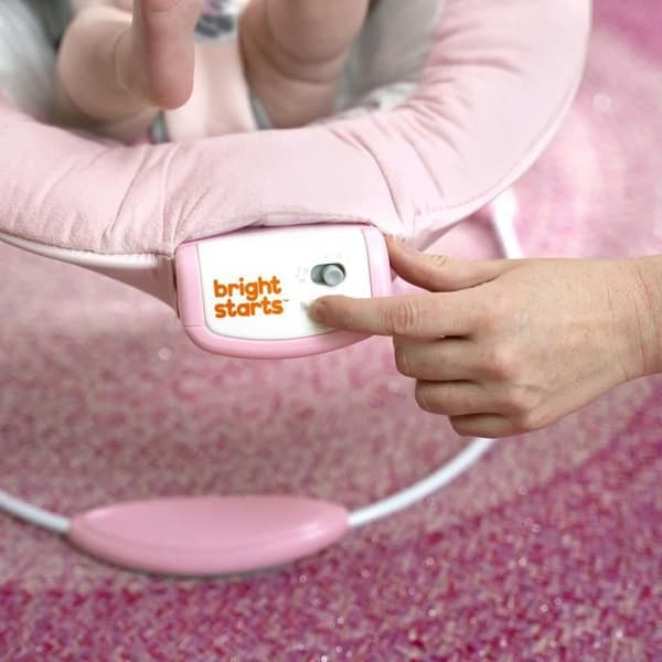 DISNEY BABY Babyskridstol - Minnie - Bue med aftageligt Disney-udviklingslegetøj, 8 melodier, beroligende vibrationer, justerbar nakkestøtte