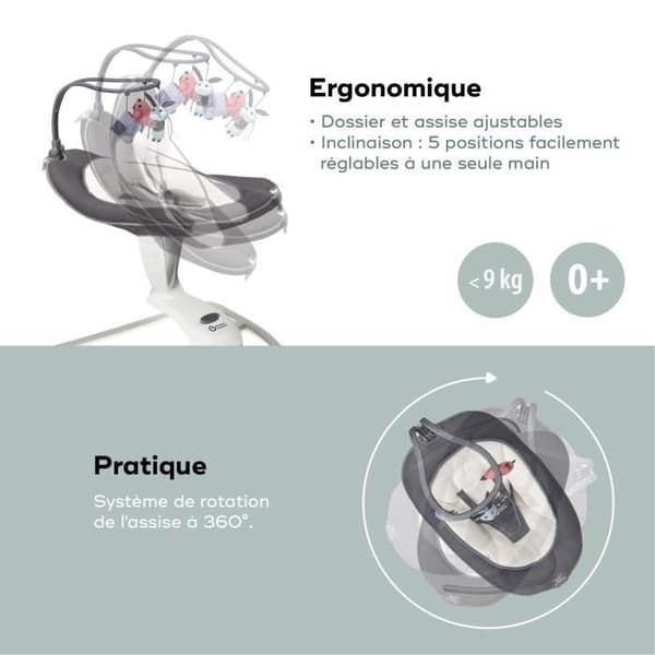 BABYMOOV Swing Gyngebevægelse Zink