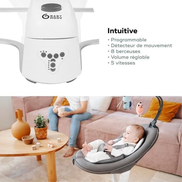 BABYMOOV Swing Gyngebevægelse Zink
