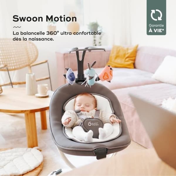 BABYMOOV Swing Gyngebevægelse Zink