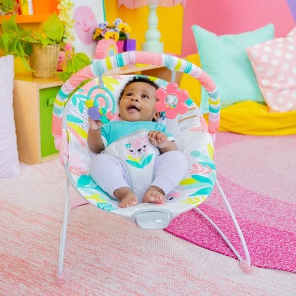 BRIGHT BEGINS Rainforest Vibes Vibrerande Bouncer