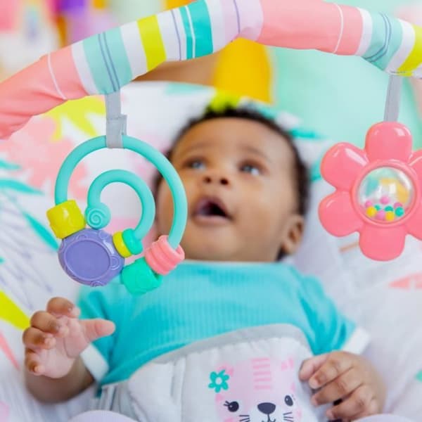 BRIGHT BEGINS Rainforest Vibes Vibrerande Bouncer