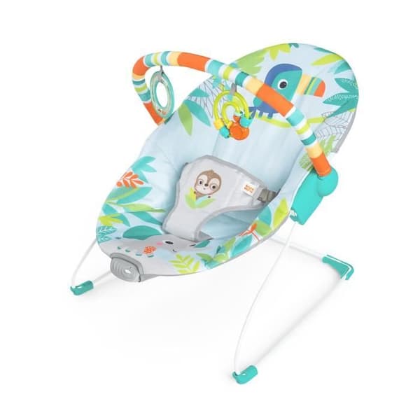BRIGHT BEGINS Rainforest Vibes Vibrerande Bouncer