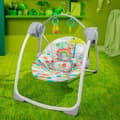 Miniatyrbillede 2 af 6: BRIGHT STARTS Playful Paradise bærbar babygynge. kompakt og automatisk med musik. fra fødslen