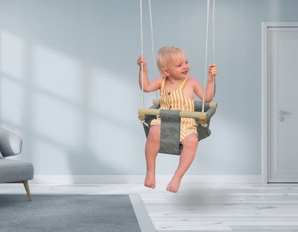 Trägunga för barn med vadderat material Home Garden Belts Solid PL