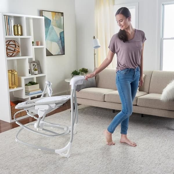 INGENUITY 2 in 1 Bouncer & Swing - Mjuk musik - 180° - Raylan