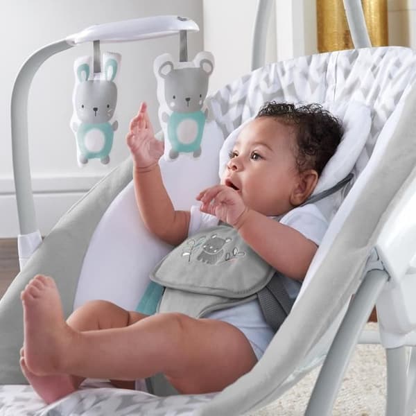 INGENUITY 2 in 1 Bouncer & Swing - Mjuk musik - 180° - Raylan