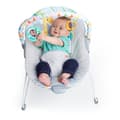 Miniatyrbild 6 av 6: BRIGHT STARS Babysitter - Safari - Båge med avtagbara utvecklingsleksaker inklusive babyspegel, 3-punktssele, lugnande vibrationer